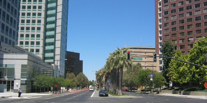 Downtown San Jose at Park Street