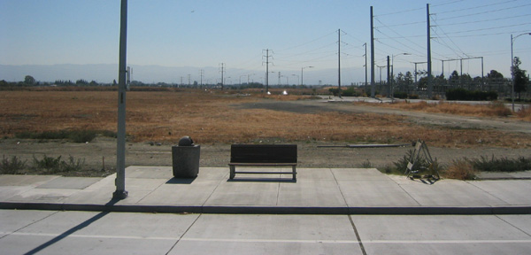 Empty land along N First Street