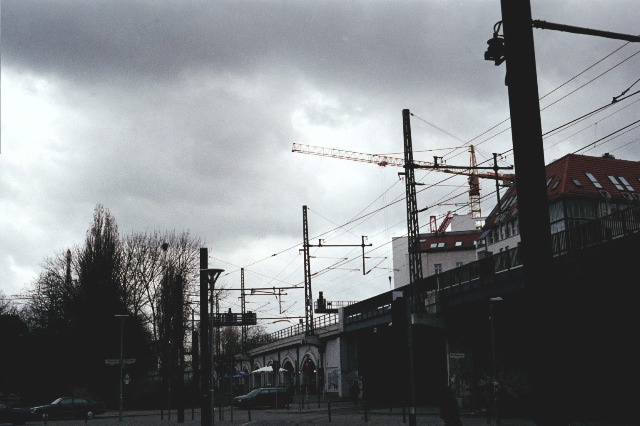 Berlin S-Bahn near Hackescher Markt