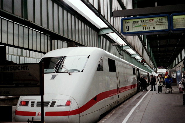 ICE in Stuttgart Station