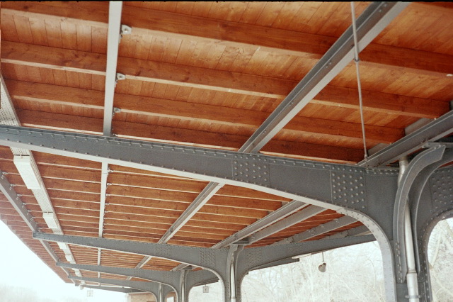 Berlin S-Bahn station canopy detail